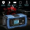 Qoltec Ładowarka 12V 15A | Prostownik z funkcją naprawy | AGM GEL       LiFePO4 | 9-stopniowe ładowanie